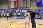 Mikayla Pucci 1000th  Wheaton College women's basketball’s Mikayla Pucci is honored after scoring her 1000th career point. - Photo By: KEITH NORDSTROM : Wheaton, basketball, Mikayla Pucci, 1000th